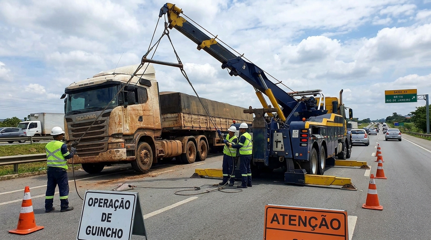 Reboque de Caminhão Baú em Caximba, Curitiba‑PR