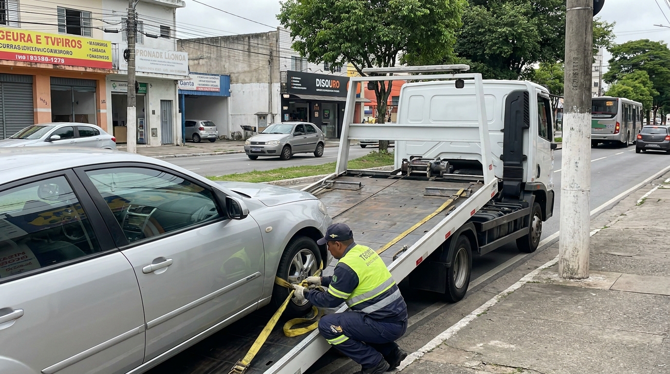 Transporte de Automóvel no Bacacheri, Curitiba‑PR